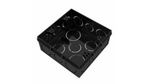 Caixa de Luz Eletroduto Roscável 4x4'' Preto - Tigre
